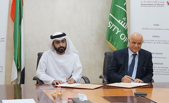 A joint cooperation agreement with the University of Sharjah